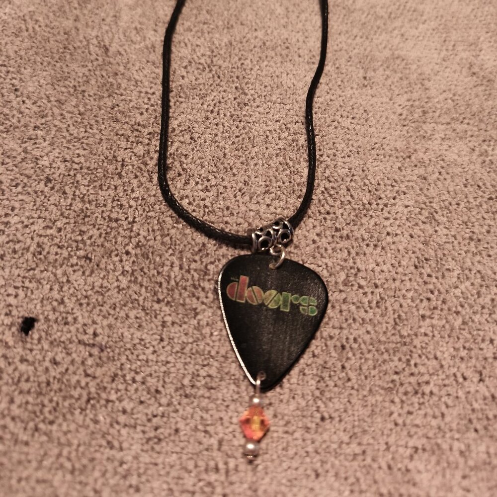 2.  OF THE DOORS GUITAR PICK NECKLACES